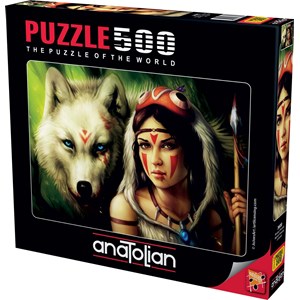 Anatolian (3600) - "Warrior Princess" - 500 Teile Puzzle