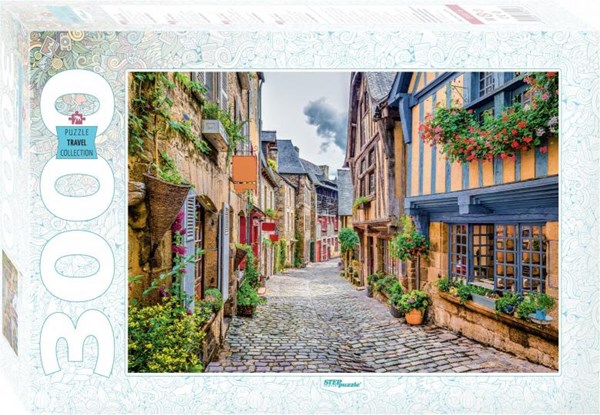 Step Puzzle (85016) - "Alte Straße in Italien" - 3000 Teile Puzzle