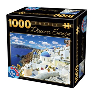 D-Toys (74874) - "Santorini" - 1000 Teile Puzzle