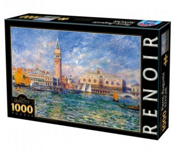 D-Toys (74911) - Pierre-Auguste Renoir: "The Doge's Palace, Venice" - 1000 Teile Puzzle