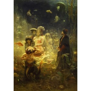 King International (73839) - Ilya Repin: "Sadko in the Underwater Kingdom, 1876" - 1000 Teile Puzzle