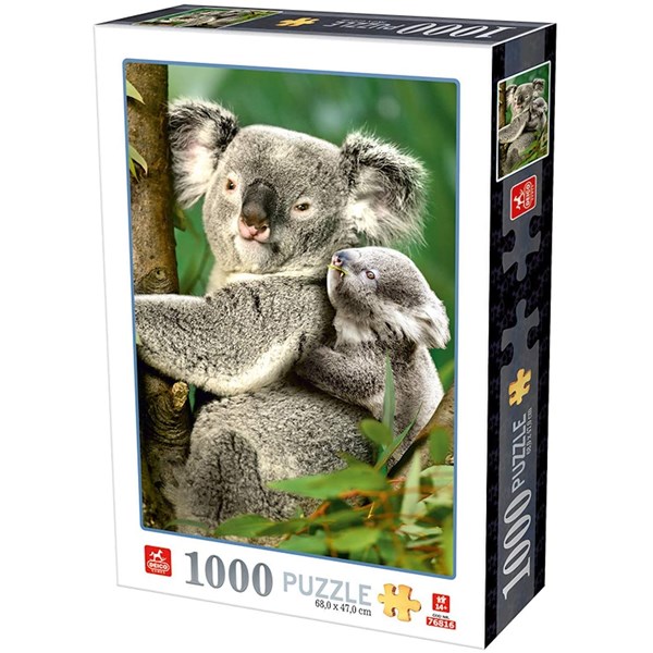 D-Toys (76816) - "Koalabären" - 1000 Teile Puzzle