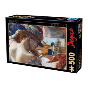 D-Toys (73938) - Edgar Degas: "In Front of the Mirror" - 500 Teile Puzzle