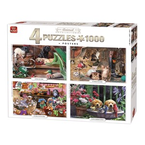 King International (55931) - "Animal Collection" - 1000 Teile Puzzle