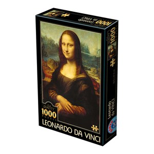 D-Toys (72689) - Leonardo Da Vinci: "Mona Lisa" - 1000 Teile Puzzle