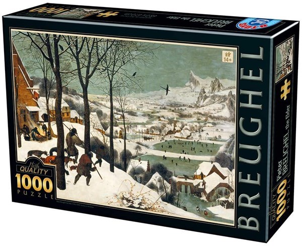 D-Toys (76878) - Pieter Brueghel the Elder: "Hunters in the Snow" - 1000 Teile Puzzle