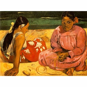 D-Toys (76465) - Paul Gauguin: "Frauen am Strand" - 1000 Teile Puzzle