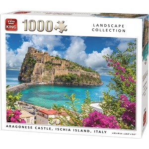 King International (55948) - "Argonese Castle, Ischia Island, Italy" - 1000 Teile Puzzle