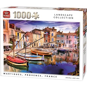 King International (55949) - "Martigues, Provence, France" - 1000 Teile Puzzle