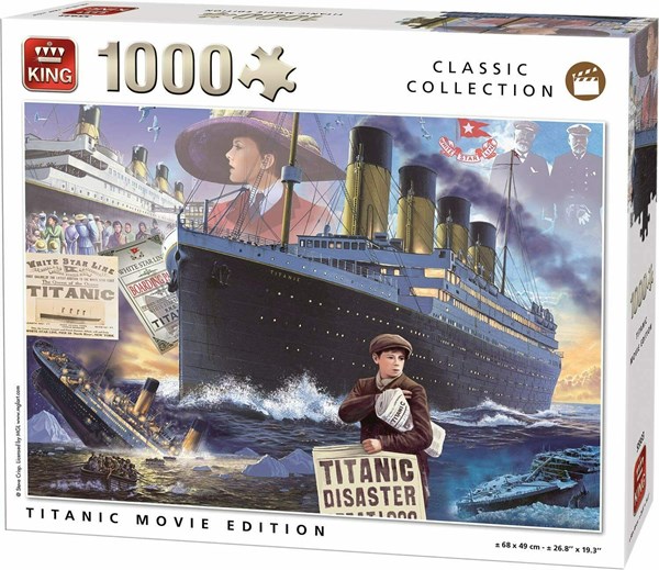 King International (55933) - "Titanic Movie Edition" - 1000 Teile Puzzle