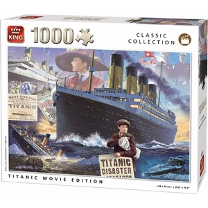King International (55933) - "Titanic Movie Edition" - 1000 Teile Puzzle