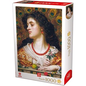 Deico (76724) - Frederick Sandys: "Vivien" - 1000 Teile Puzzle