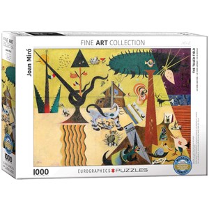 Eurographics (6000-0858) - Joan Miro: "Gepflügte Erde" - 1000 Teile Puzzle