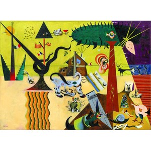 Eurographics (6000-0858) - Joan Miro: "Gepflügte Erde" - 1000 Teile Puzzle