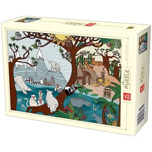 Deico (76410) - "Summer and Winter" - 1000 Teile Puzzle