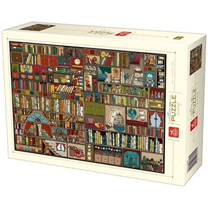 Deico (76434) - "Bücherregal" - 1000 Teile Puzzle