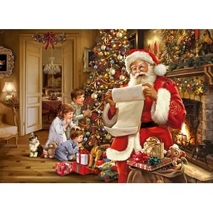 King International (05767) - "Christmas Santa List" - 1000 Teile Puzzle