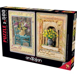 Anatolian (3610) - "Smile, Real Love" - 500 Teile Puzzle