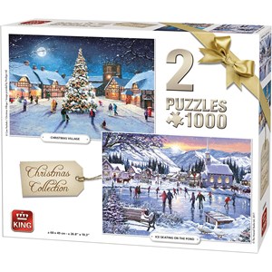 King International (05217) - "Weihnachten Winterkollektion" - 1000 Teile Puzzle