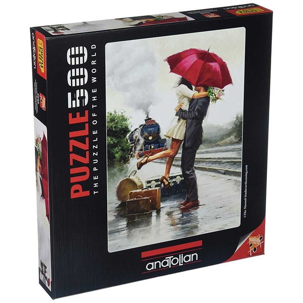 Anatolian (3589) - "Couple on Train Station" - 500 Teile Puzzle