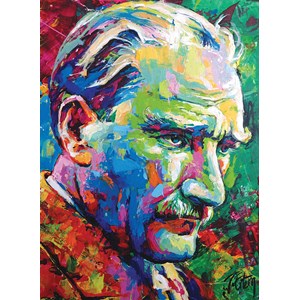 Anatolian (1077) - "Mustafa Kemal Atatürk" - 1000 Teile Puzzle