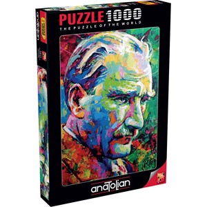 Anatolian (1077) - "Mustafa Kemal Atatürk" - 1000 Teile Puzzle