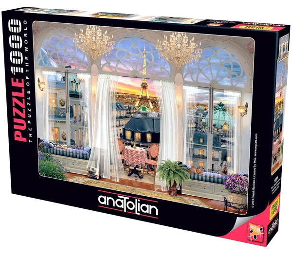Anatolian (1091) - "Paris Roof Terrace" - 1000 Teile Puzzle