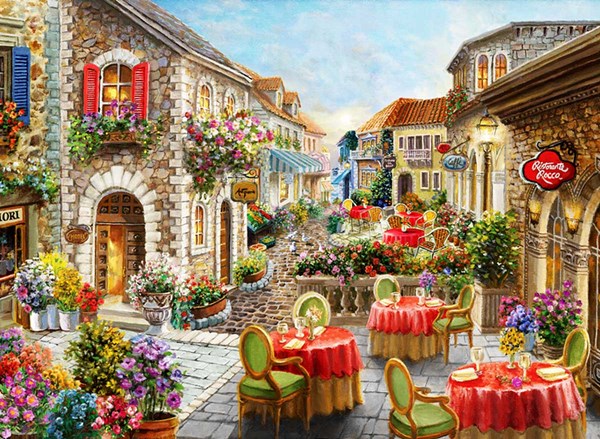 Anatolian (1074) - "Fiori Caffes" - 1000 Teile Puzzle
