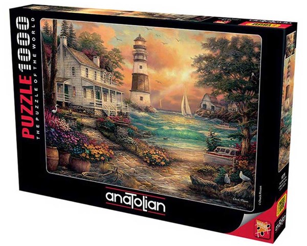 Anatolian (1075) - "Cottage by the Sea" - 1000 Teile Puzzle