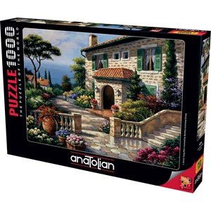 Anatolian (1076) - Sung Kim: "Villa Delle Fontana" - 1000 Teile Puzzle