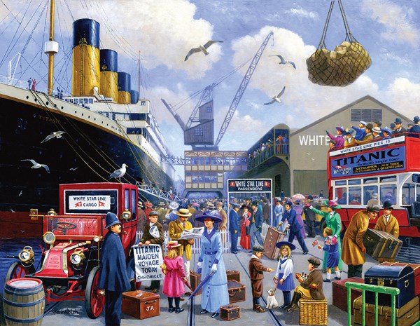 SunsOut (13830) - Kevin Walsh: "The Titanic" - 1000 Teile Puzzle