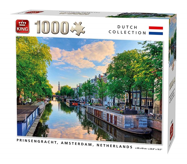 King International (55867) - "Prinsengracht Canal Amsterdam" - 1000 Teile Puzzle