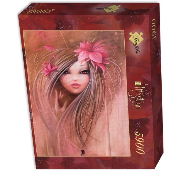 Grafika (01308) - Misstigri: "Sweet Pinky Girl" - 3900 Teile Puzzle