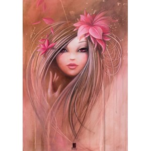 Grafika (01308) - Misstigri: "Sweet Pinky Girl" - 3900 Teile Puzzle