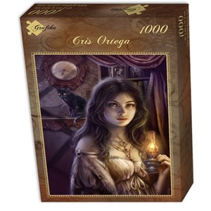 Grafika (01084) - Cris Ortega: "The Witching Hour" - 1000 Teile Puzzle