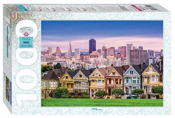 Step Puzzle (79141) - "The Painted Ladies of San Francisco" - 1000 Teile Puzzle