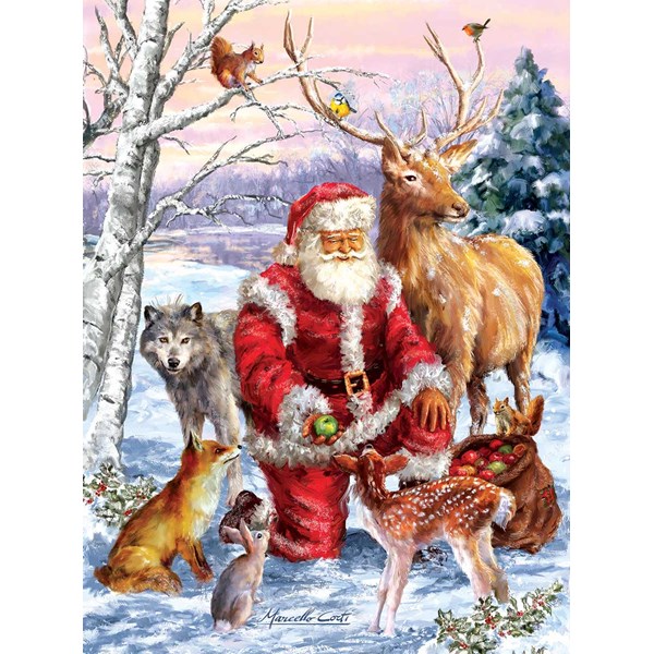 SunsOut (60661) - Marcello Corti: "Santa's Menagerie" - 1000 Teile Puzzle