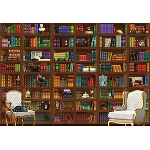 Bluebird Puzzle (70252) - "The Vintage Library" - 6000 Teile Puzzle