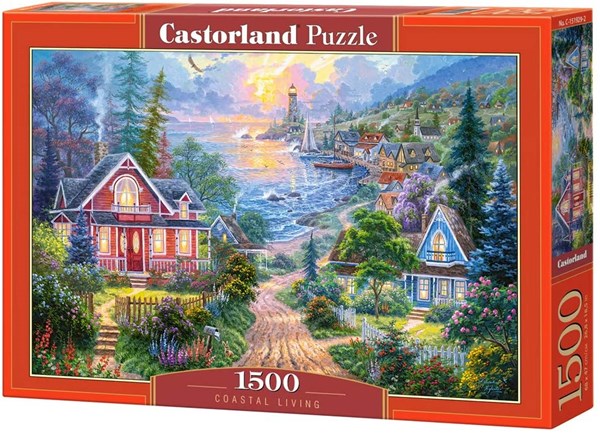 Castorland (C-151929) - "Coastal Living" - 1500 Teile Puzzle