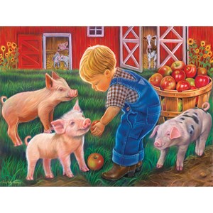 SunsOut (35875) - Tricia Reilly-Matthews: "Little Farm Boy" - 500 Teile Puzzle