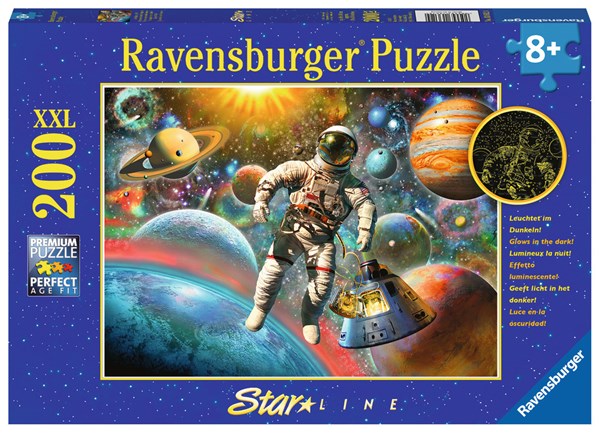 Ravensburger (13612) - "Ausflug ins All" - 200 Teile Puzzle
