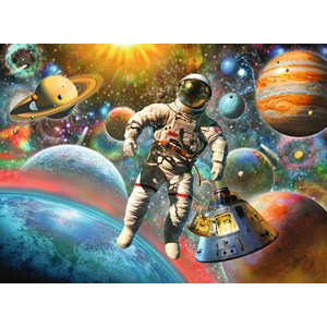 Ravensburger (13612) - "Ausflug ins All" - 200 Teile Puzzle