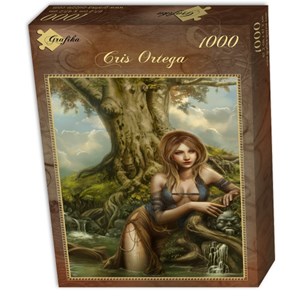 Grafika (01034) - Cris Ortega: "Fountain of Oblivion" - 1000 Teile Puzzle