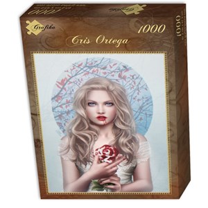 Grafika (01038) - Cris Ortega: "Blood Rose" - 1000 Teile Puzzle