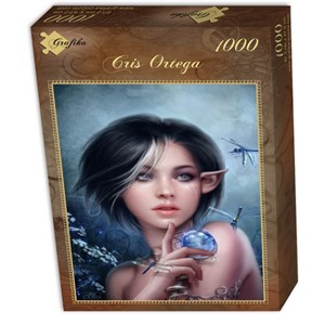 Grafika (00992) - Cris Ortega: "The Curse of the Dragonfly" - 1000 Teile Puzzle