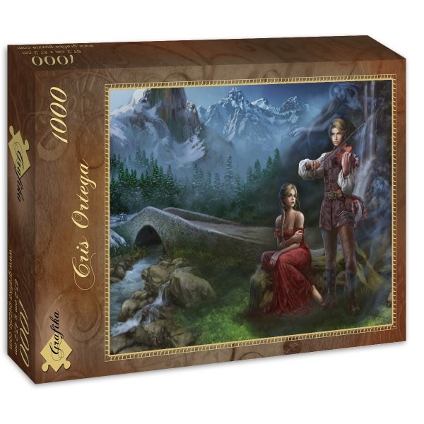 Grafika (00996) - Cris Ortega: "Whispering Sorrows" - 1000 Teile Puzzle