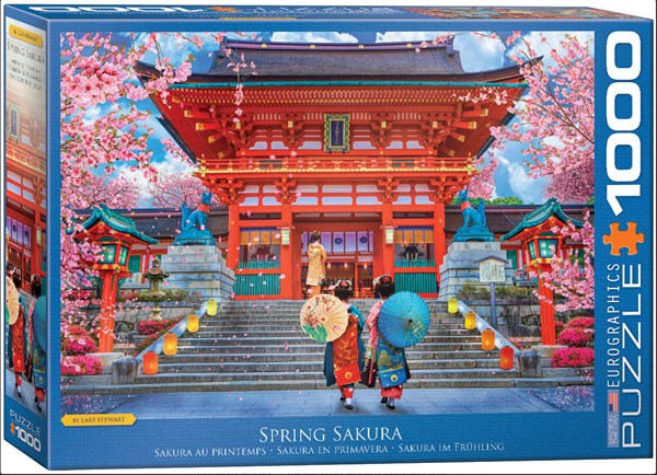 Eurographics (6000-5533) - Lars Stewart: "Sakura im Frühling" - 1000 Teile Puzzle