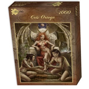 Grafika (00984) - Cris Ortega: "The last Throne of the Moon" - 1000 Teile Puzzle