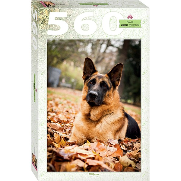 Step Puzzle (78107) - "Deutscher Schäferhund" - 560 Teile Puzzle