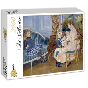 Grafika (00747) - Pierre-Auguste Renoir: "Children's Afternoon at Wargemont, 1884" - 2000 Teile Puzzle